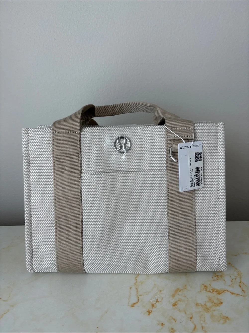 Lululemon Two-Tone Canvas Tote Mini - Picture 1 of 3
